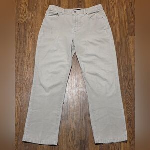 Calvin Klein Cadbury Pants Size 12 Women’s Beige Dress Trousers Classic D86